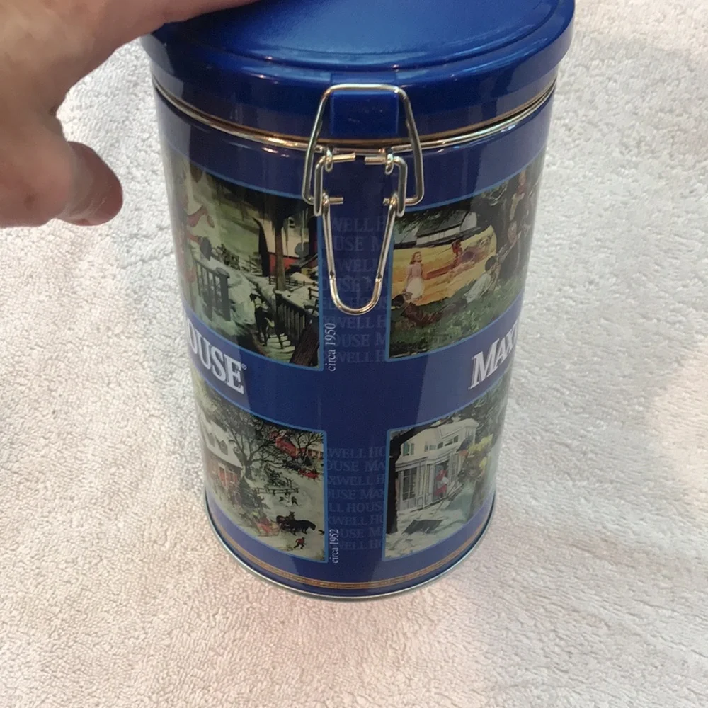 Maxwell House Coffee Canister Tin